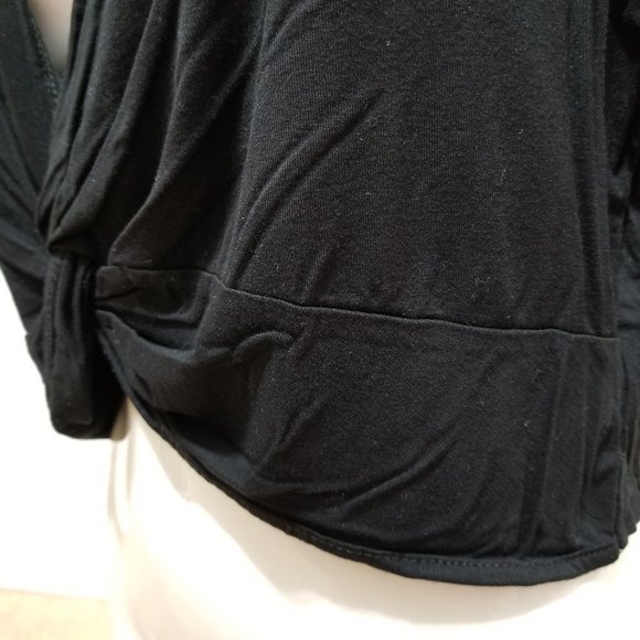 SHEIN Curve top 3XL twist front cropped open cutout keyhole front stretch - Picture 7 of 9